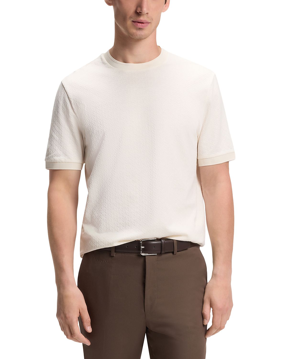 Boss L-Tesar Cotton Blend Crewneck T-Shirt