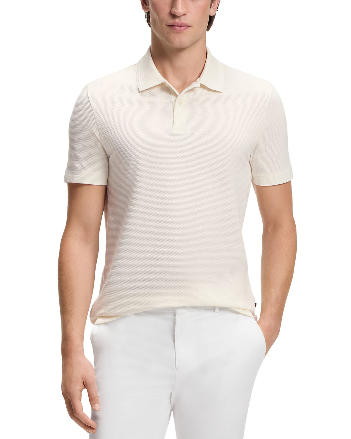Boss Parlay Cotton Blend Jersey Polo Shirt