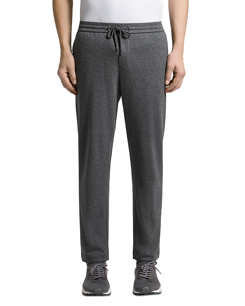 Peserico Cotton Blend Double Interlock Drawstring Joggers