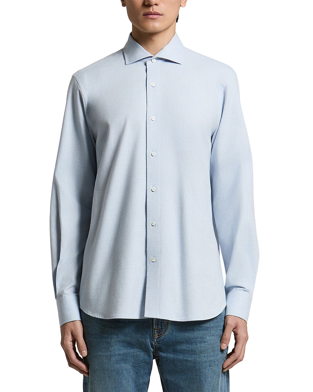 Peserico Classic Cotton Flannel Twill Shirt