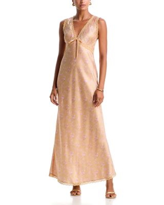 Nirelle Lace Trim Maxi Dress