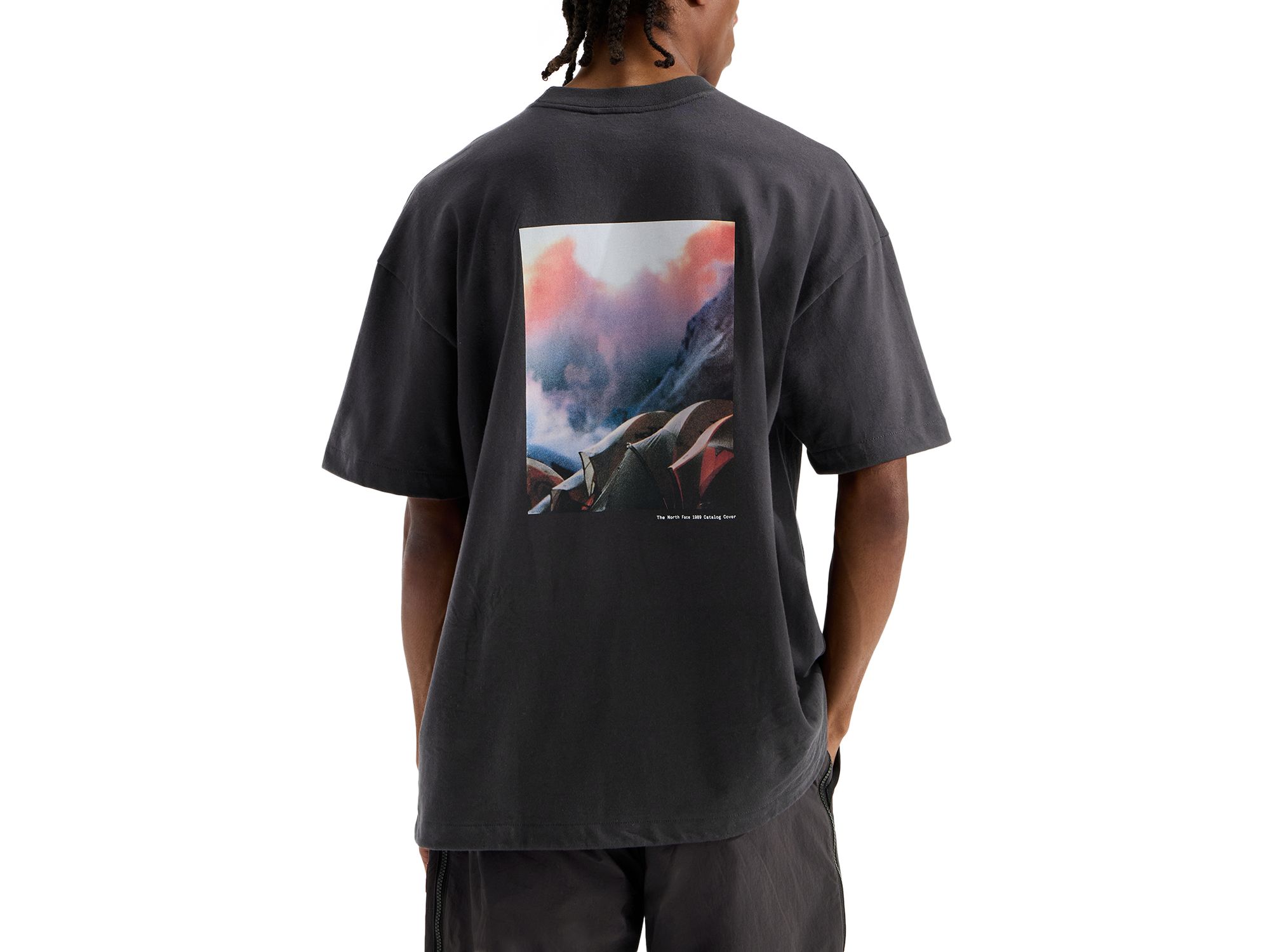 Oversized Fit TNF™ Red Box Graphic Short Sleeve Tee — Image 3