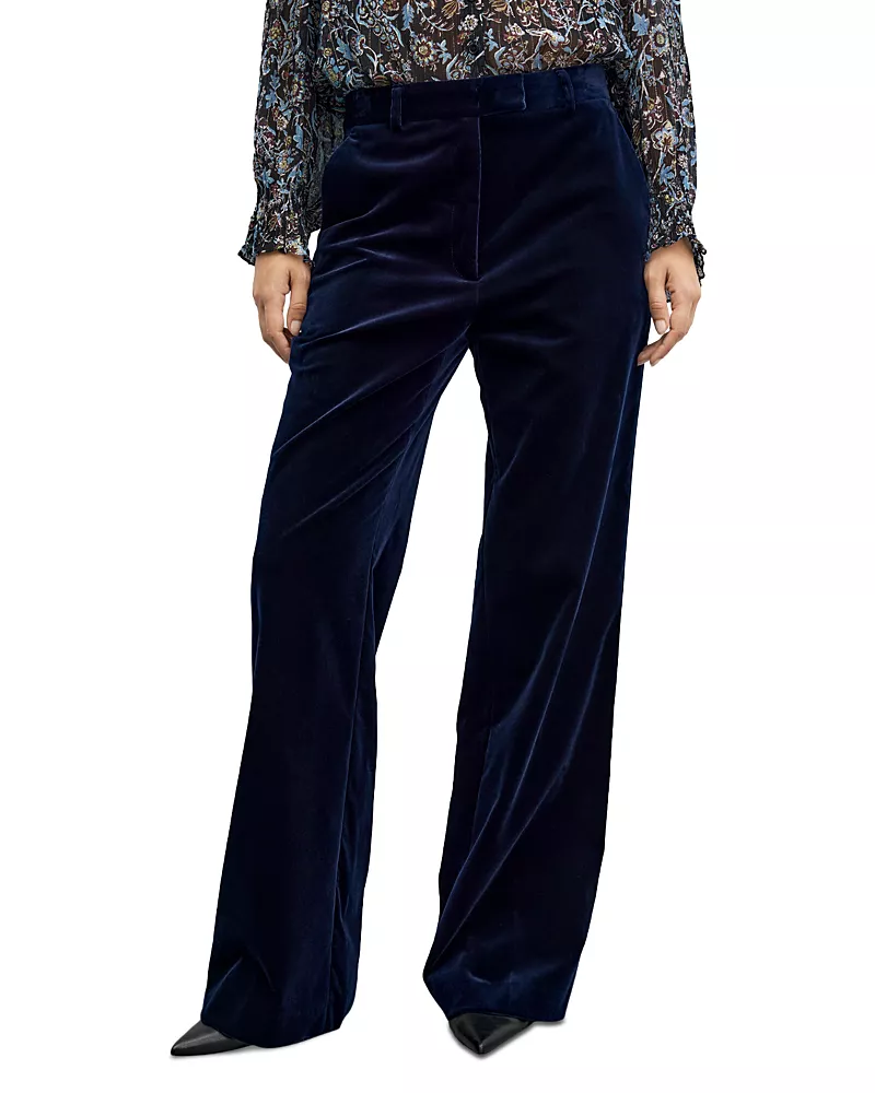Gerard Darel Mya Velvet Wide Leg Pants