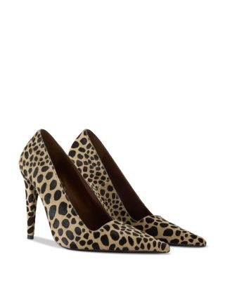 Women's 105mm Calf Hair Pumps