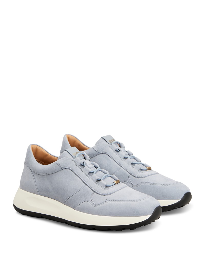 Tod's Women's Red Dot Suede Sneakers in Light/Pastel