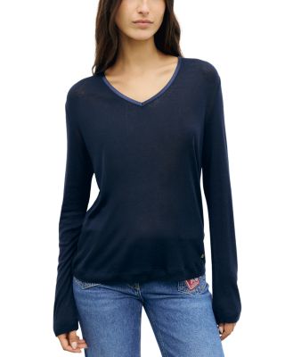 Belen Long Sleeve Semi Sheer Tee