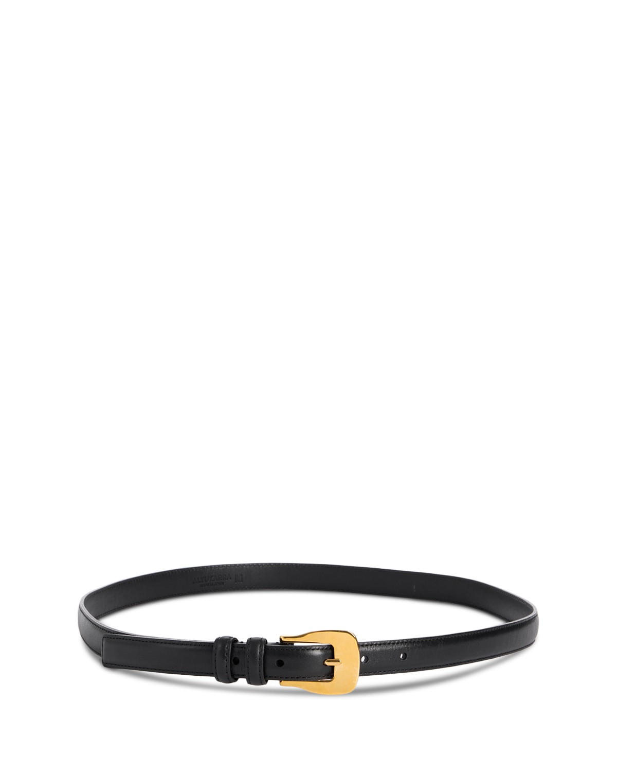 Square Buckle Leather Belt