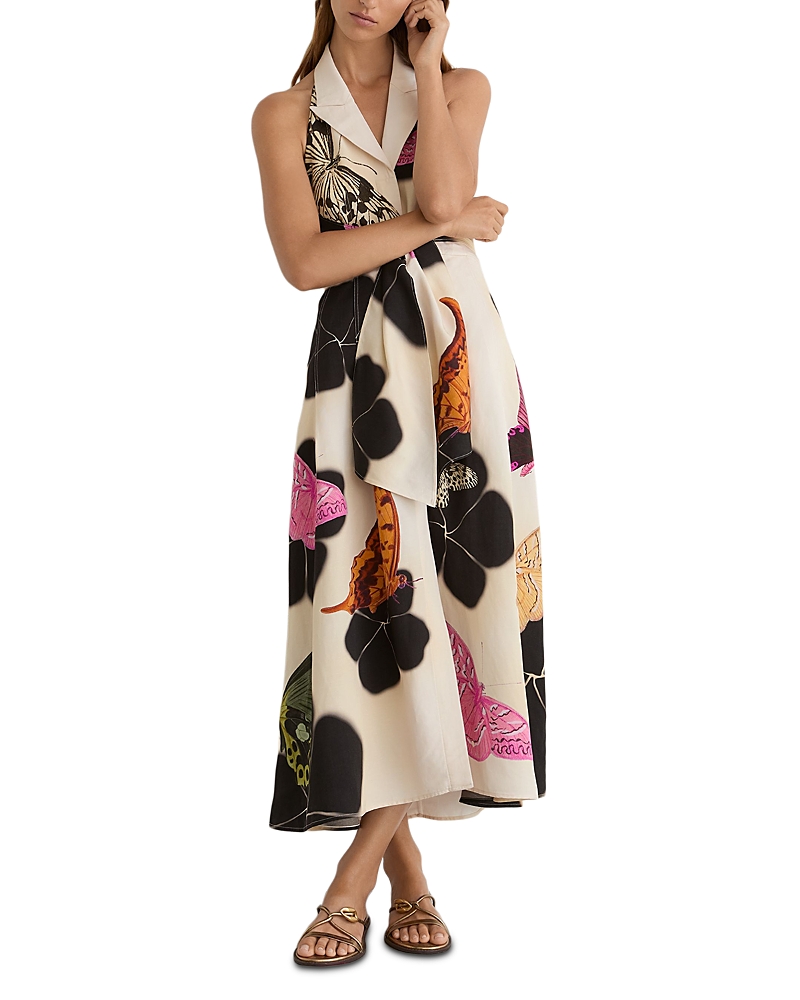 Reiss x Nybg SS26 Azalea Printed Dress