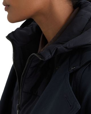 Azura Hooded Double Breasted Trench Coat - thumbnail 5