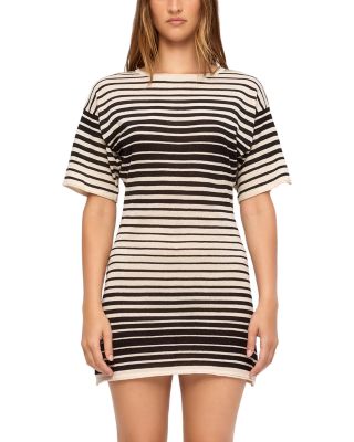 Ramie Mini Dress Swim Cover-Up 
