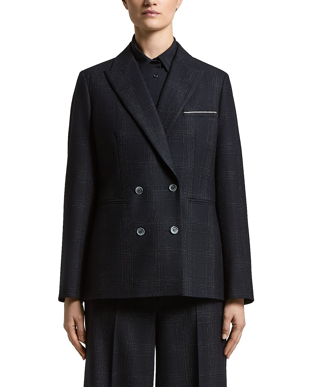Peserico Woman Double Breasted Blazer Jacket