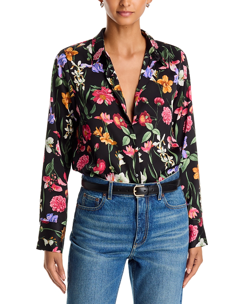 Aqua Satin Shirt - Exclusive