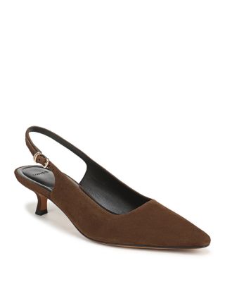 Women's Sabra Suede Slingback Pumps