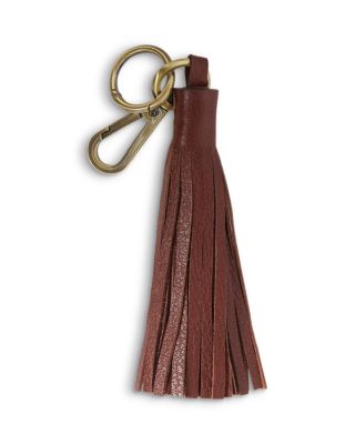 Leather Tassel Bag Charm