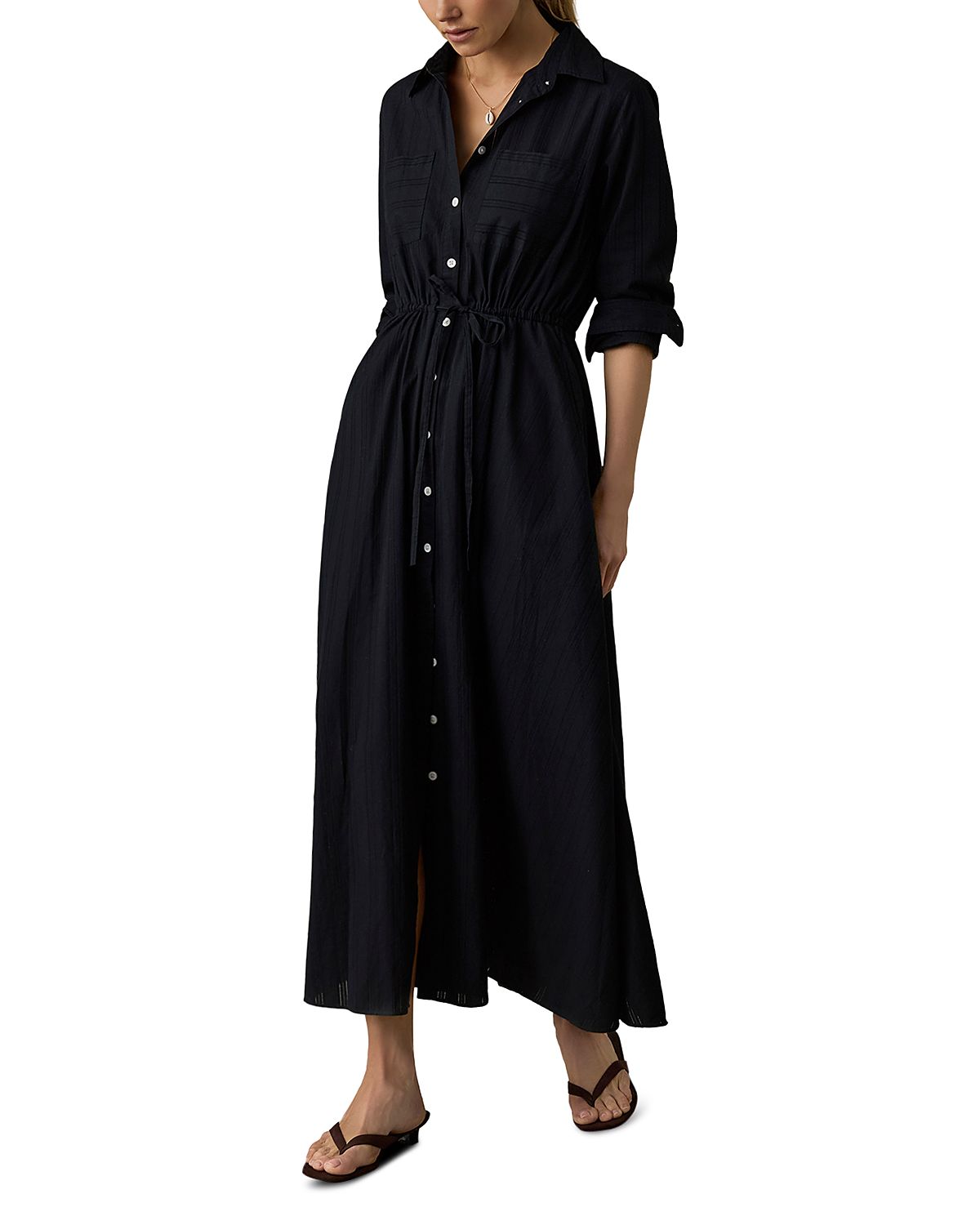 Faherty Heirloom Dobby Cotton Catalina Dress