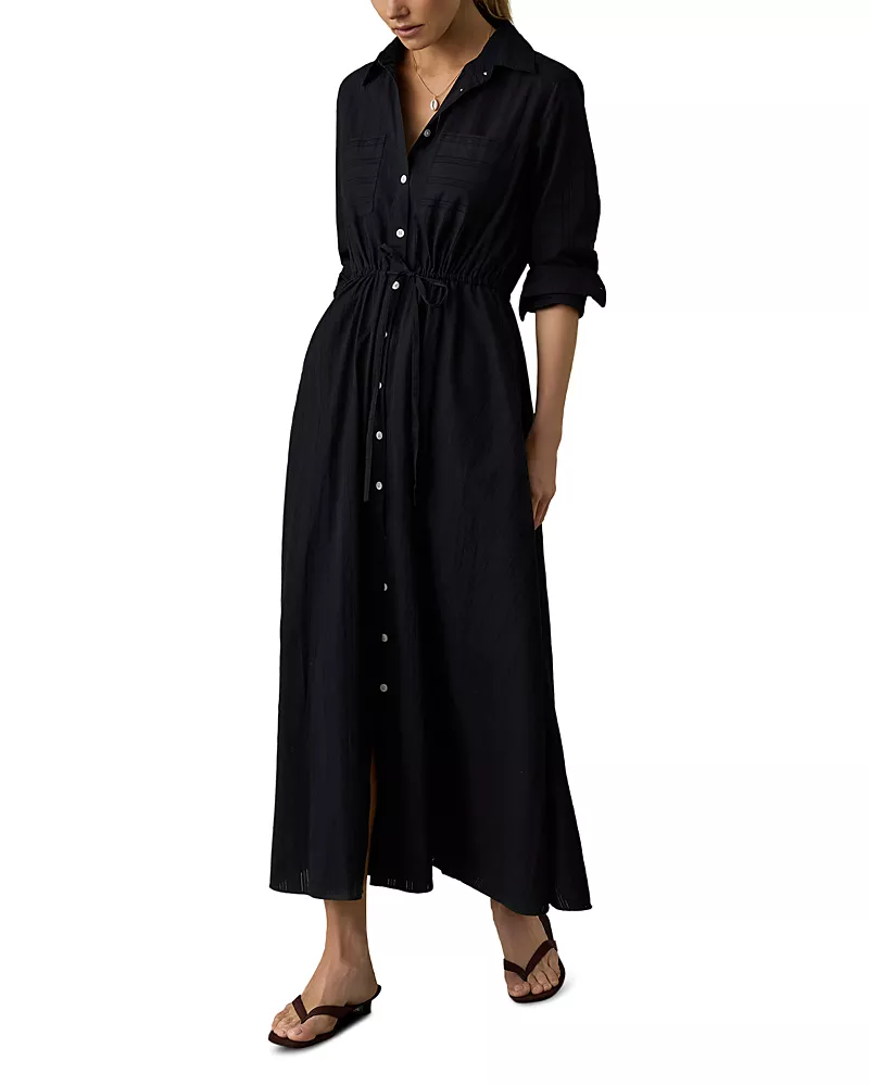 Faherty Heirloom Dobby Cotton Catalina Dress