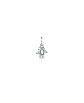  Sterling Silver Plated Charm in The Shape Of A Hand