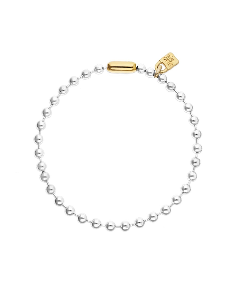 UNOde50 Sterling Silver Plated Ball Necklace