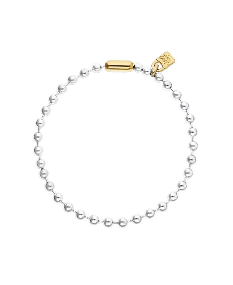 UNOde50 Sterling Silver Plated Ball Necklace