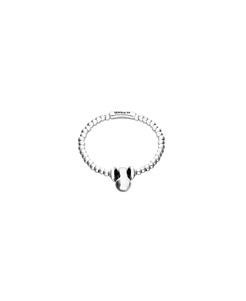 UNOde50 Small and Large Dial Sterling Silver Plated Bracelet