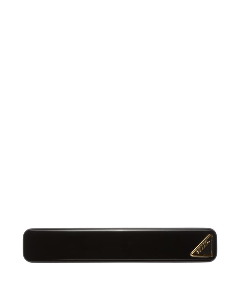 Prada Hair Clip With Triangle Logo