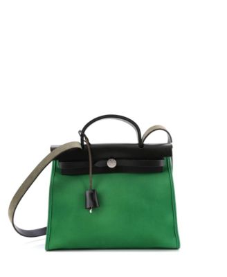31 Herbag Zip Leather and Toile