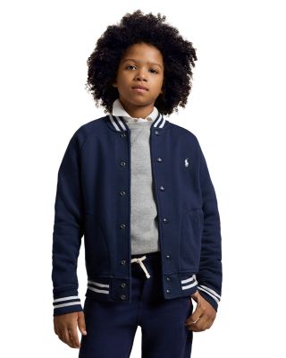 Boys' Cotton Blend Fleece Baseball Jacket - Little Kid, Big Kid
