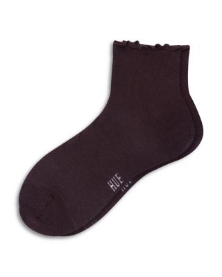 Ruffle Edge Ankle Socks