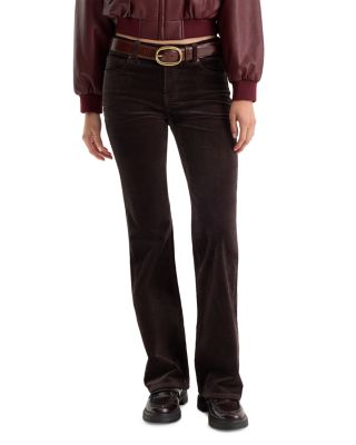 Good Low Rise Bootcut Jeans in Espresso