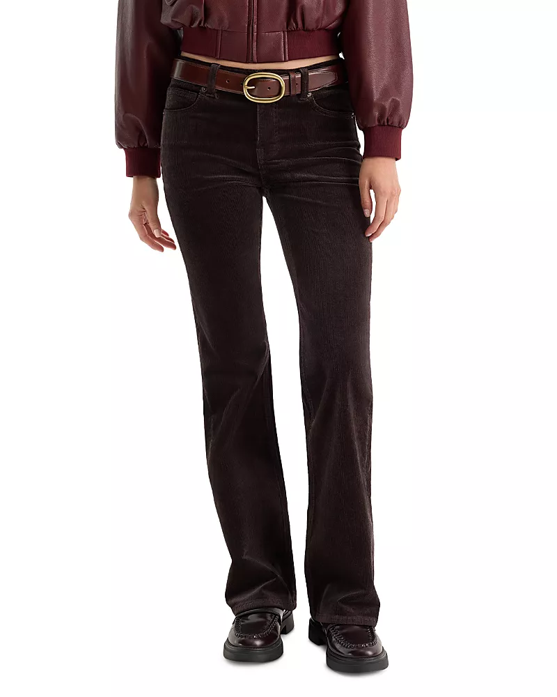 Good American Good Low Rise Bootcut Jeans in Espresso
