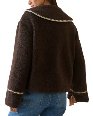 Whipstitch Borg Jacket - thumbnail 3