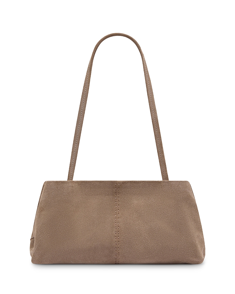 St. Agni Origami Medium Suede Shoulder Bag