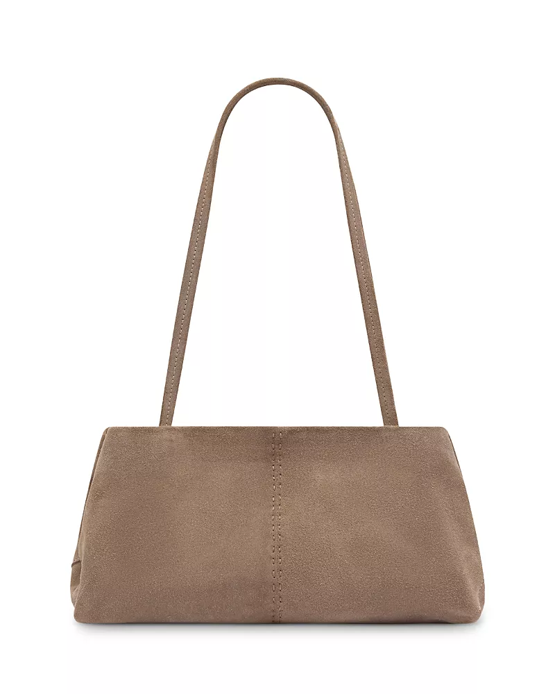 St. Agni Origami Medium Suede Shoulder Bag