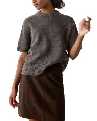 Round Neck Wool Knitted Tee