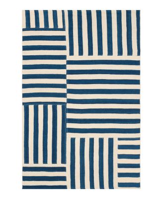 Ralph Lauren Canyon Stripe Patch RLR2867 Area Rug, 2' x 3'