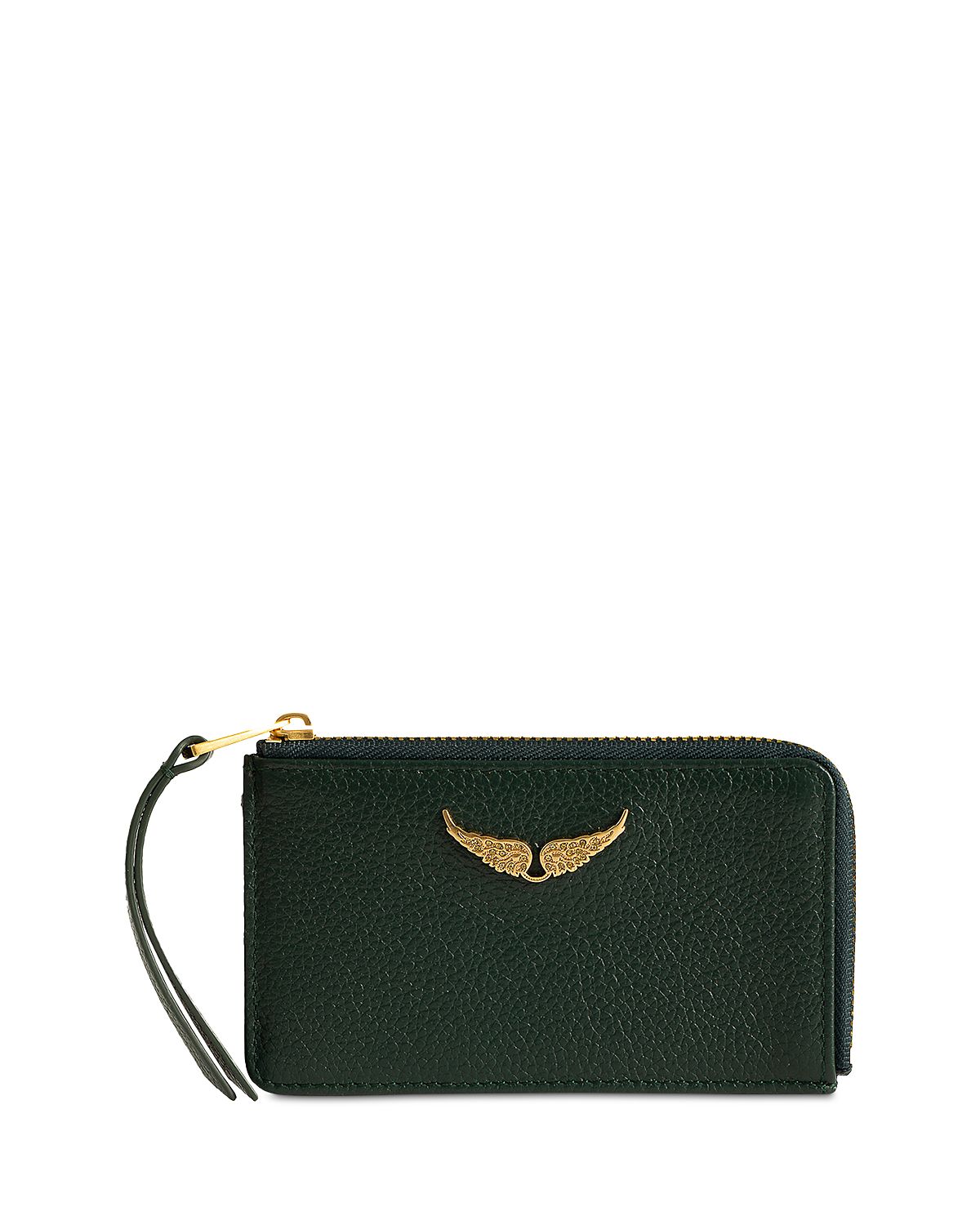 Zadig & Voltaire Zv Grained Leather Card Case