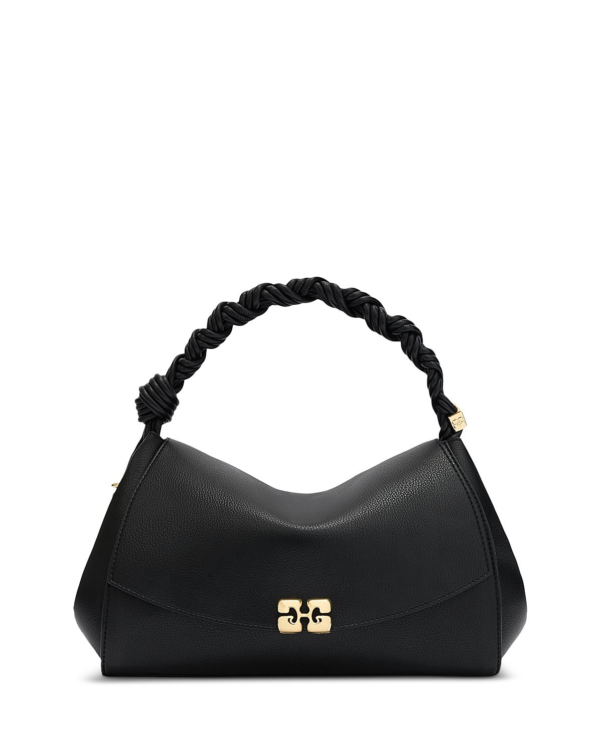 Ganni Very Bou Leather Top Handle Bag