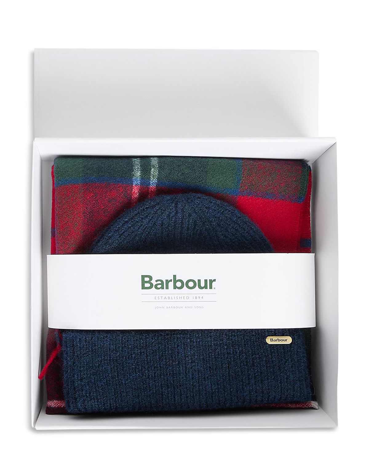 Barbour Olivia Scarf & Beanie Gift Set
