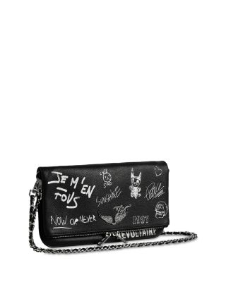Rock Arty Tag Leather Shoulder Bag