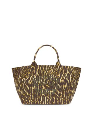 Easy Shopper XXL Leopard Print Cotton Tote 