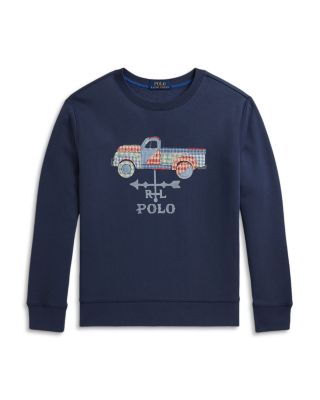 Boys' Patchwork Truck Fleece Sweatshirt - Little Kid, Big Kid