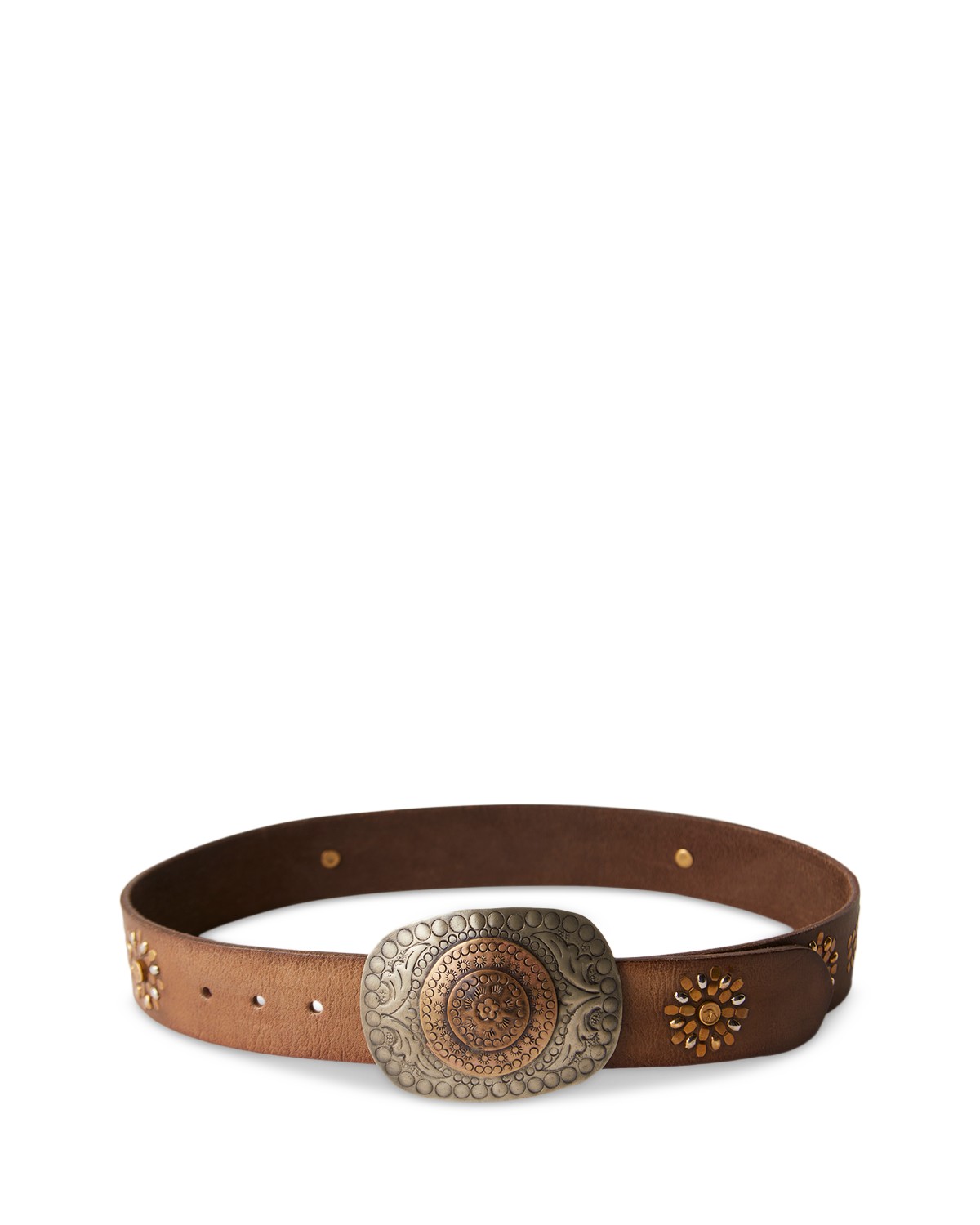 Roman Holiday Embellished Leather Belt