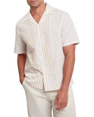 Ted Baker Alverez Relaxed Fit Mixed Stripe Shirt