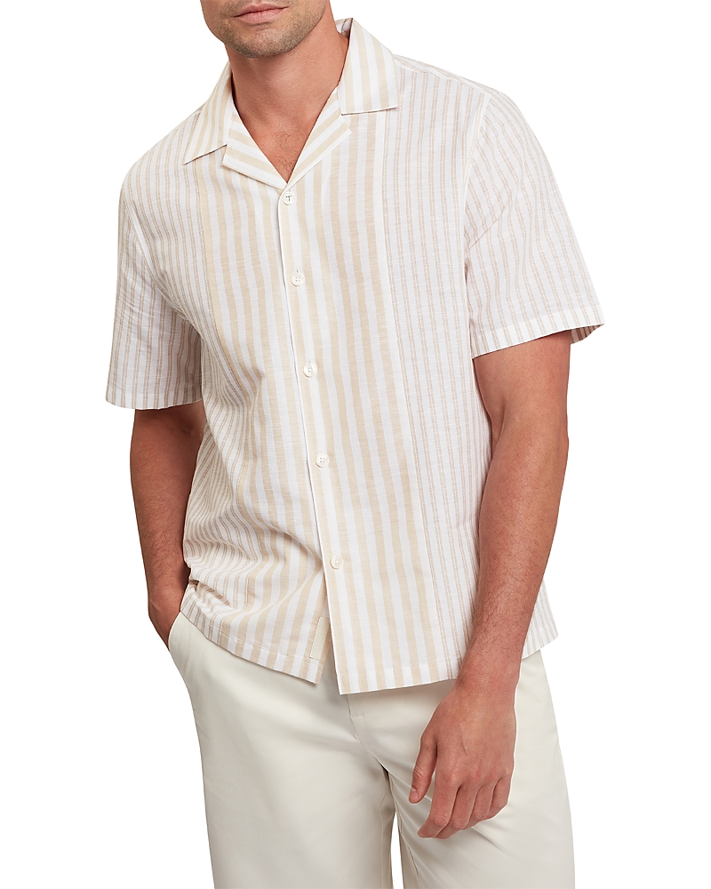 Ted Baker Alverez Relaxed Fit Mixed Stripe Shirt