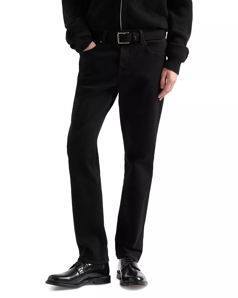 7 For All Mankind The Straight 32 Relaxed Fit Jeans in Midnight Abyss