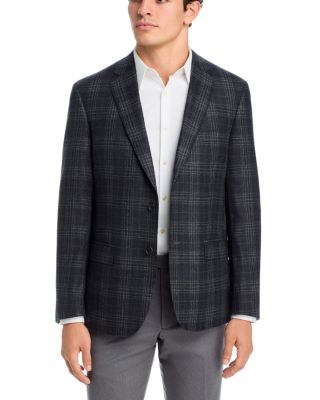 Flannel Plaid Regular Fit Sport Coat - Exclusive