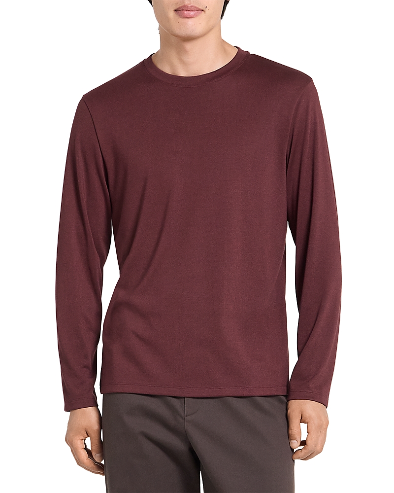 Theory Essential Relaxed Fit Long Sleeve in Anemone Milano