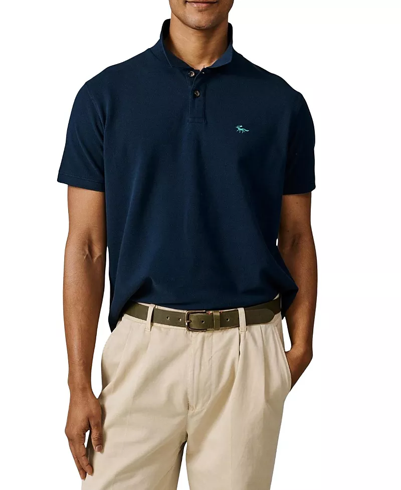 Aubin Lusby Short Sleeve Pique Polo Shirt