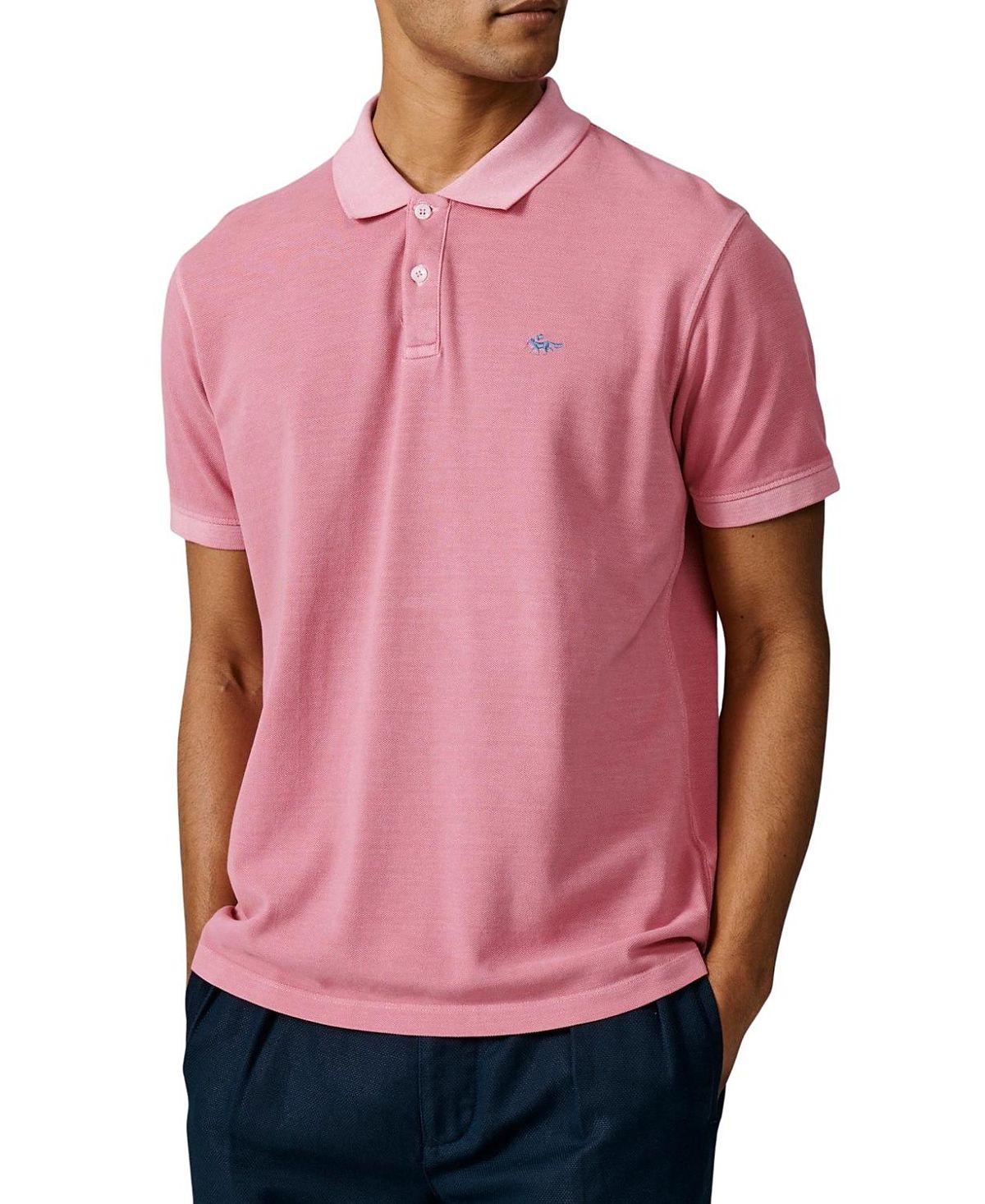 Aubin Lusby Short Sleeve Pique Polo Shirt
