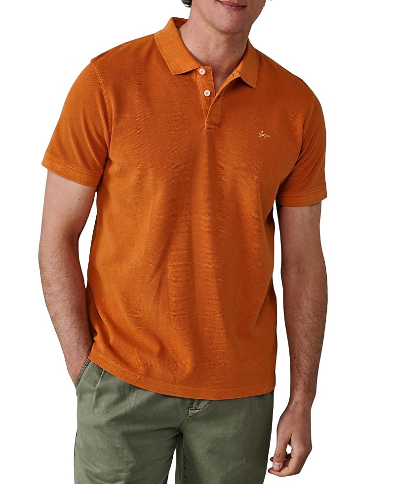 Aubin Lusby Short Sleeve Pique Polo Shirt